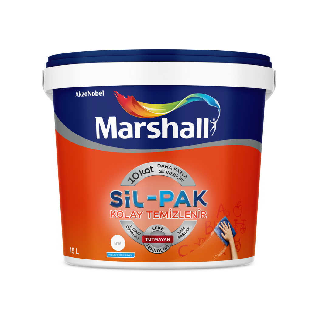 Marshall SİL-PAK 15 litre iç cephe boyası kovası
